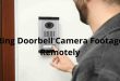 Ring Doorbell Camera Footage Remotely