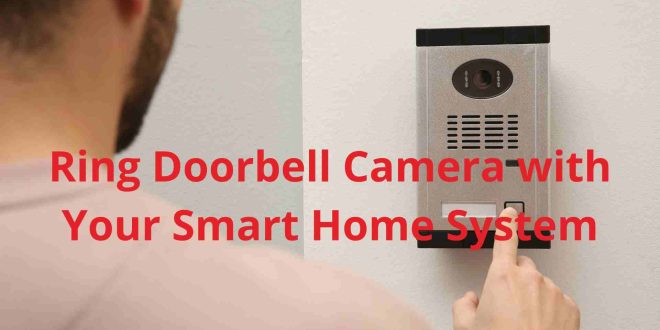 Ring Doorbell Camera with Your Smart Home System