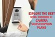 Explore the Best Ring Doorbell Camera Subscription Plans